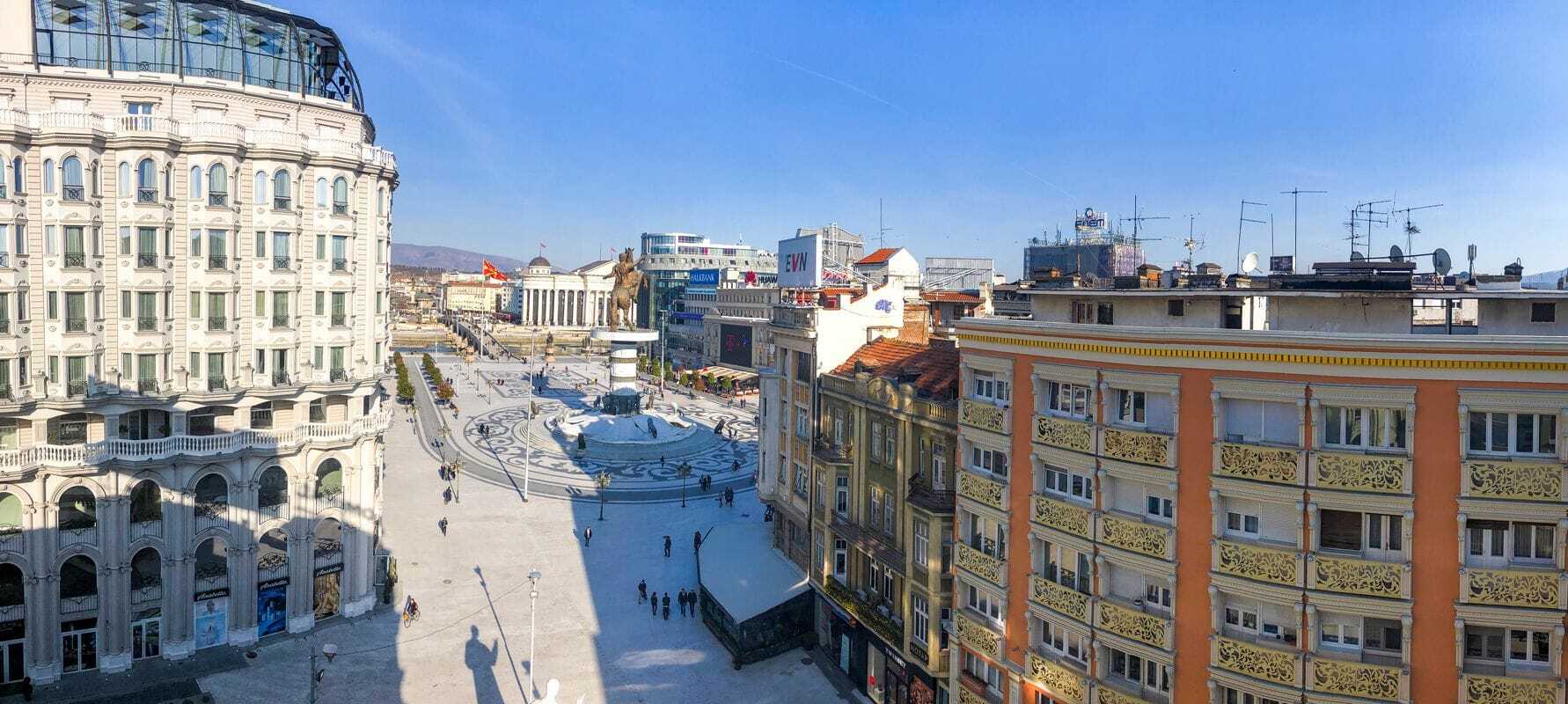 Hotel Square Скопье Экстерьер фото
